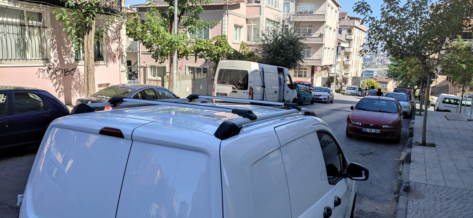 For Ford Courier Van 2014-2023 Pcs Roof Rack + 2Pcs Aluminium Cross Bar, Metal Bracket, Lockable, Silver For Ford Courier Van 2014-2023 Pcs Roof Rack + 2Pcs Aluminium Cross Bar, Metal Bracket, Lockable, Silver